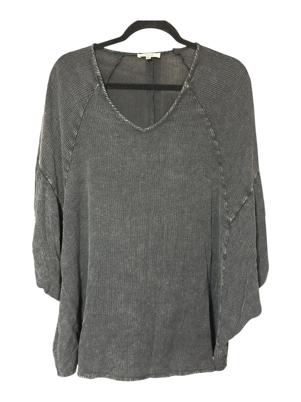Easel Dolman Sleeve Gauze Top